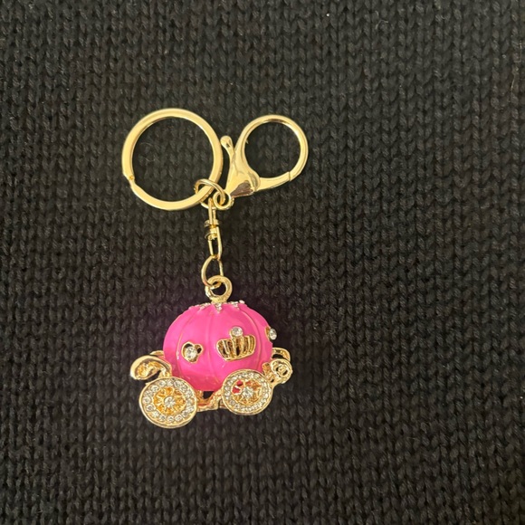 NWOT Pink Cinderella-Carriage  Purse Charm - Picture 7 of 9